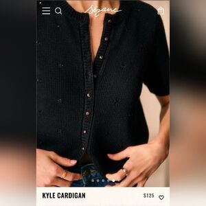 Kyle Cardigan - Black Small